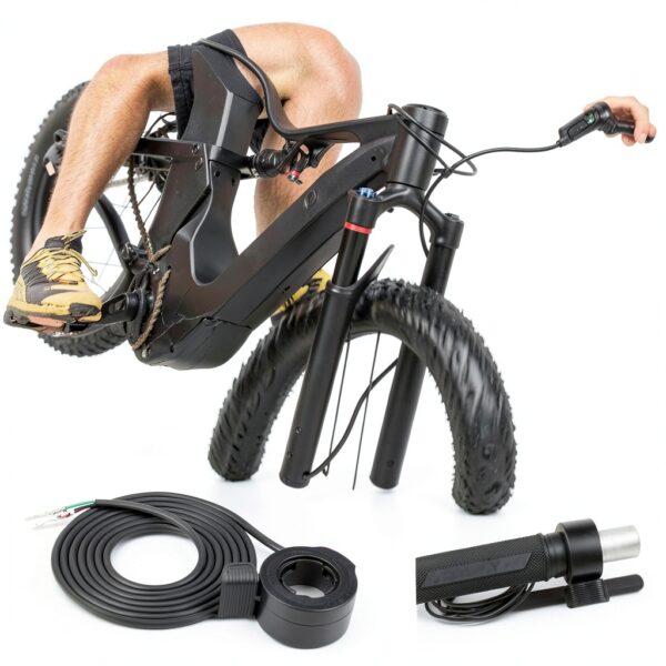 Honses Scooter Throttle Black Lightweight Aluminum Control-2