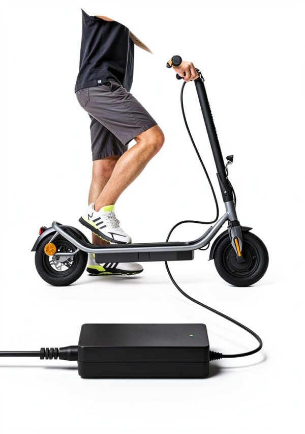 Gotrax Scooter Charger 42V2A Power Cord Safety Protection-5