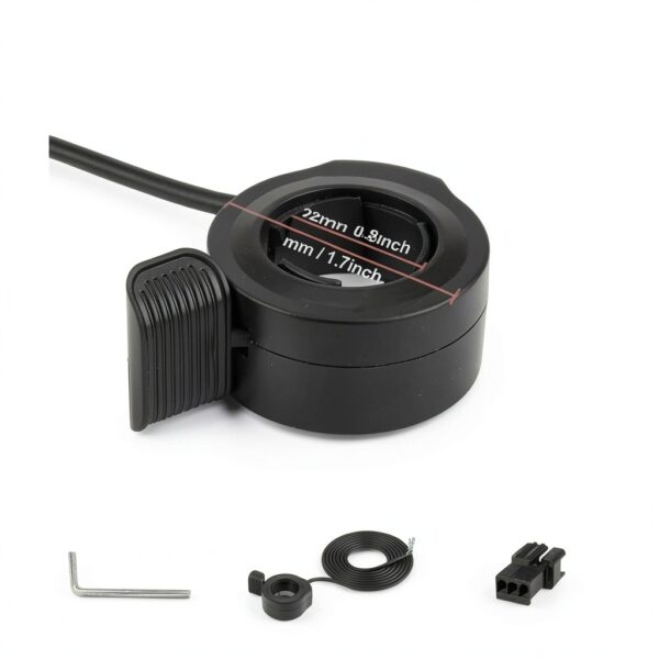 Honses Scooter Throttle Black Lightweight Aluminum Control-6