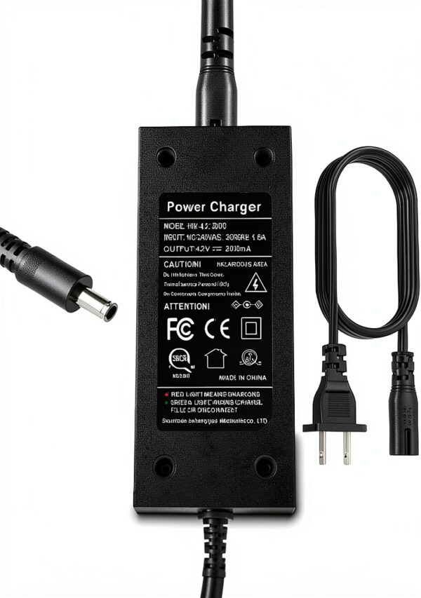 EVAPLUS 36V Scooter Charger 42V 2A Replacement Power Adapter-1