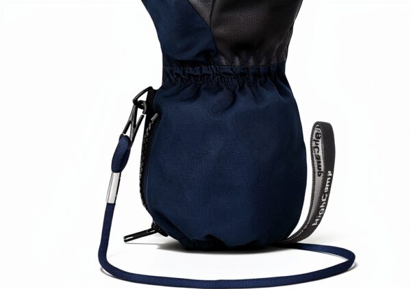 Kids Winter Mittens Side Zipper Adjustable Strap Boys Cold-4