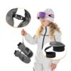 Kids Waterproof Ski Mittens Warm Windproof Anti-Loss Clip-4