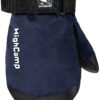 Kids Winter Mittens Side Zipper Adjustable Strap Boys Cold-3