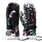 West Biking Kids Ski Gloves Waterproof Thermal Boys Snow-0