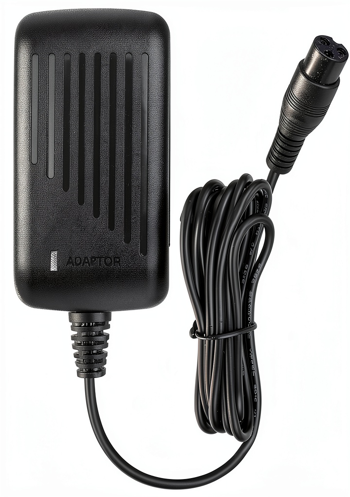 TUAGUI 24V Razor scooter charger connected to a battery