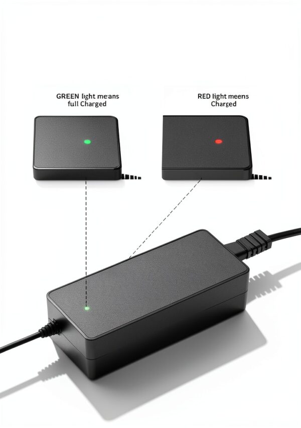 Gotrax Scooter Charger 42V2A Power Cord Safety Protection-3
