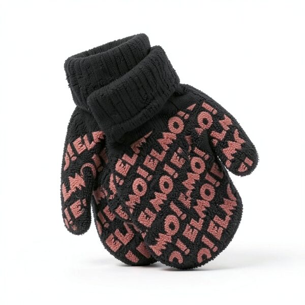 Sesame Street Boys Mittens Acrylic Knit Toddler Cold Weather-4