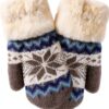 Kids Fleece Mittens Boys Winter Gloves Soft Warm Ages 3-7-2
