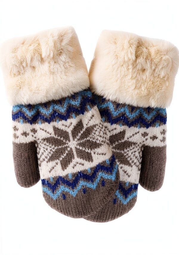 Kids Fleece Mittens Boys Winter Gloves Soft Warm Ages 3-7-2