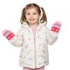 Boys Fleece Mittens Soft Warm Gloves Ages 3-7 Pink-2