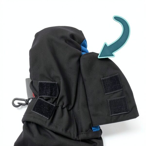 L-Bows Girls Thermal Mittens Grey Cold Weather Protection-3