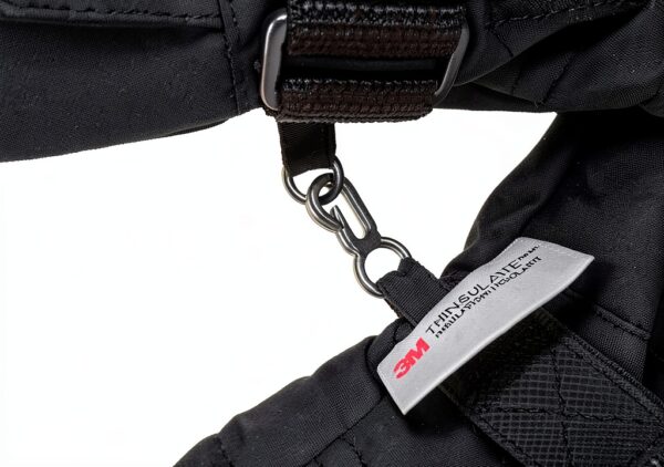 L-Bows Girls Thermal Mittens Grey Cold Weather Protection-6