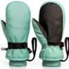 Odtmger Cold Weather Mittens Waterproof Warm Ski Gloves-0