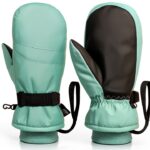 Odtmger Cold Weather Mittens Waterproof Warm Ski Gloves-0