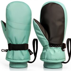Odtmger Cold Weather Mittens Waterproof Warm Ski Gloves-0