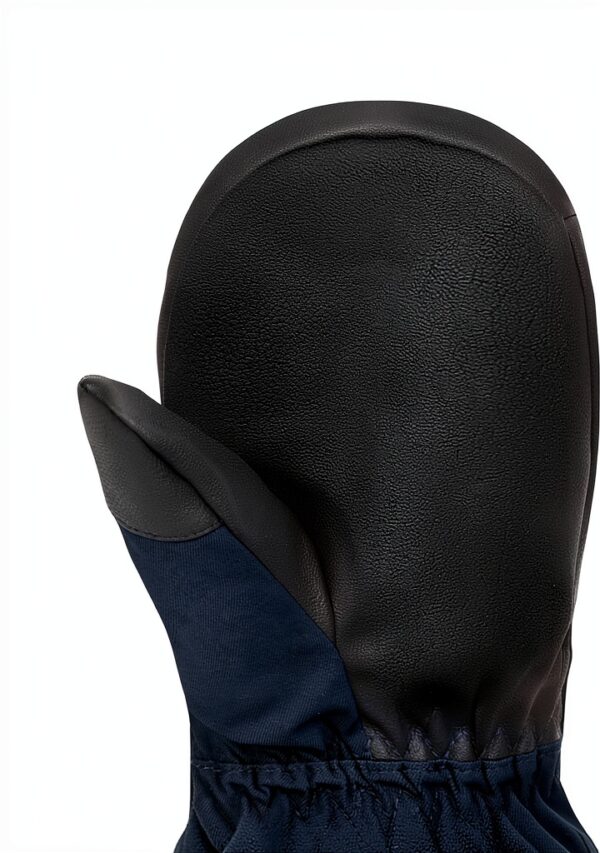 Kids Winter Mittens Side Zipper Adjustable Strap Boys Cold-2