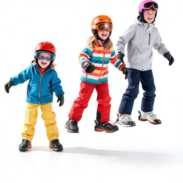 Kids Waterproof Ski Mittens Warm Windproof Anti-Loss Clip-6