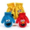 Sesame Street Boys Mittens Acrylic Knit Toddler Cold Weather-0