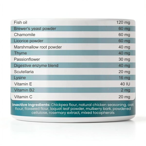 Dog Coughing Treatment Chewable Tablets Herbal Formula-5