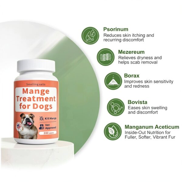 Smelling Salts Dog Mange Treatment Tablets Natural Itch-3